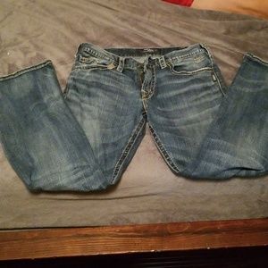 Mens Silver jeans